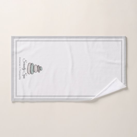 Ensemble de serviettes de bain Spa Zen Serenity (Serviette à main)