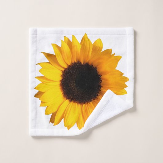 Ensemble de serviettes de bain Sunflower (Gant de toilette)