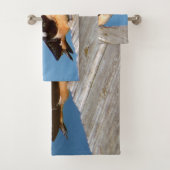 Ensemble de serviettes de bain Swallow (En situation)