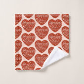 Ensemble de serviettes de bain Sweet Kiss (Gant de toilette)