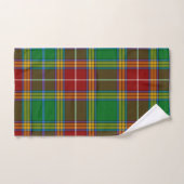 Ensemble De Serviettes De Bain Tartan Vert Moderne (Serviette à main)