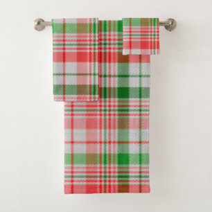 Ensemble de serviettes de bain tonées de Noël