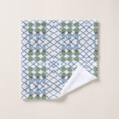 Ensemble de serviettes de bain Topiary Blue Ginger (Gant de toilette)