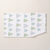 Ensemble de serviettes de bain Triangle Trees (Serviette à main)