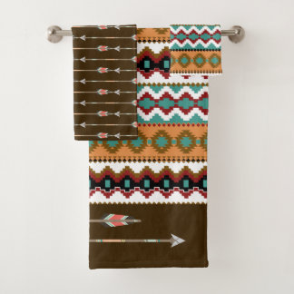Ensemble de serviettes de bain Tribal Sud-Ouest