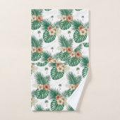 Ensemble de serviettes de bain tropicales de luxe (Serviette à main)