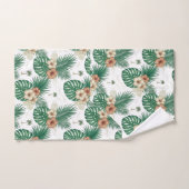 Ensemble de serviettes de bain tropicales de luxe (Serviette à main)