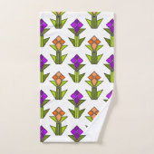 Ensemble de serviettes de bain tulipes (Serviette à main)