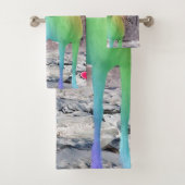 Ensemble de serviettes de bain Unicorn Fairy (En situation)