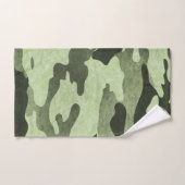 Ensemble de serviettes de bain vert Camouflage (Serviette à main)