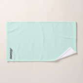 Ensemble De Serviettes De Bain Vert Mint (Serviette à main)