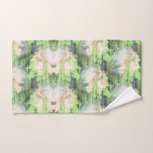 Ensemble de serviettes de bain vert nature (Serviette à main)