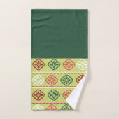 Ensemble de serviettes de bain vertes (Serviette à main)