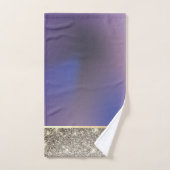 Ensemble de serviettes de bain violettes avec pail (Serviette à main)