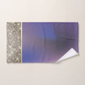 Ensemble de serviettes de bain violettes avec pail (Serviette à main)