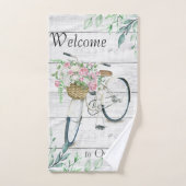 Ensemble de serviettes de bain Welcome Spring Vélo (Serviette à main)