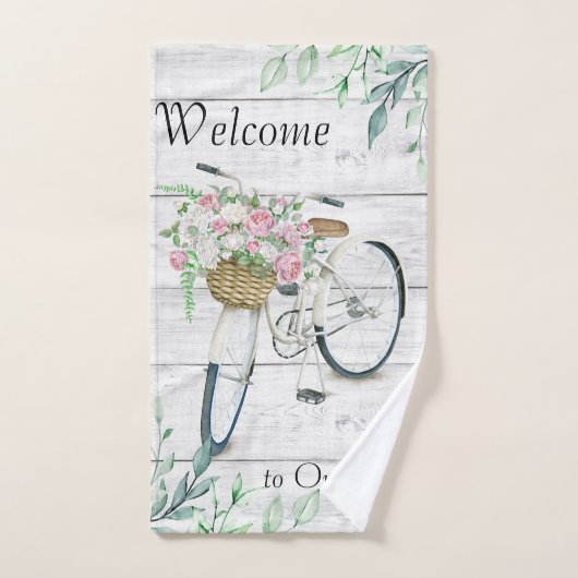 Ensemble de serviettes de bain Welcome Spring Vélo (Serviette à main)