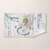 Ensemble de serviettes de bain Welcome Spring Vélo (Serviette à main)