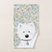 Ensemble de serviettes de bain Westie Impressions (Serviette à main)
