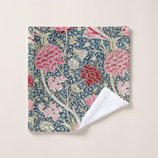Ensemble de serviettes de bain William Morris Cray (Gant de toilette)