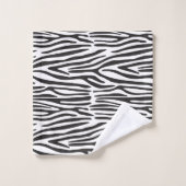 Ensemble de serviettes de bain Zebra Print (Gant de toilette)