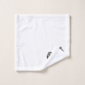 Ensemble de serviettes de bain Zebra Safari Peintu (Gant de toilette)