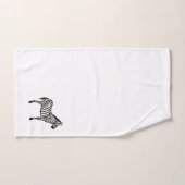 Ensemble de serviettes de bain Zebra Safari Peintu (Serviette à main)