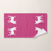 Ensemble de serviettes de bains 3 pièces de couleu (Serviette à main)