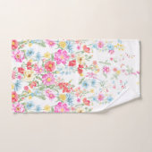 Ensemble de serviettes de bains à fleurs de printe (Serviette à main)