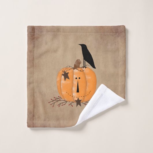 Ensemble de serviettes de bains Citrouilles primit (Gant de toilette)
