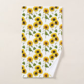 Ensemble de serviettes de bains de style Motif Sun (Serviette à main)