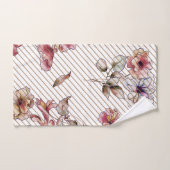 Ensemble de serviettes de bains Floral Watercolor (Serviette à main)