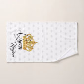 Ensemble de serviettes de bains personnalisées de  (Serviette à main)