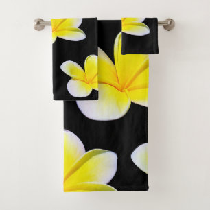 Ensemble de serviettes de bains Plumeria