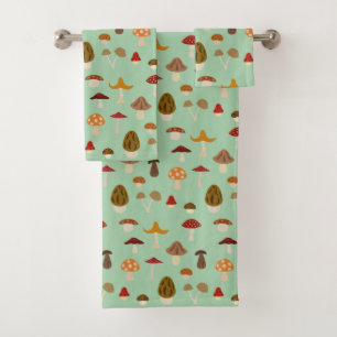 Ensemble de serviettes de bains pour champignons d
