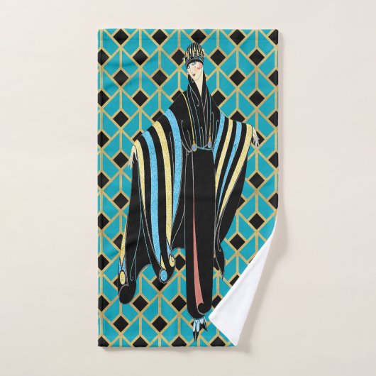 Ensemble de serviettes de bains pour dames ERTE (Serviette à main)