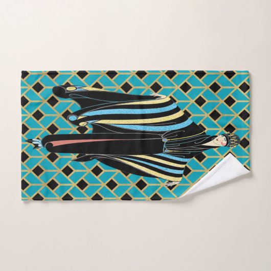 Ensemble de serviettes de bains pour dames ERTE (Serviette à main)