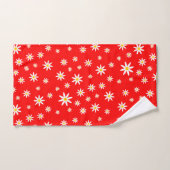 Ensemble de serviettes de bains Red Daisy (Serviette à main)