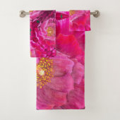 Ensemble de serviettes de bains - Rose du désert r (En situation)