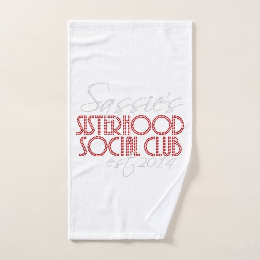 Ensemble de serviettes de bains SSSC Anniversaire (Serviette à main)