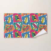 Ensemble de serviettes de bande dessinée à bulles (Serviette à main)