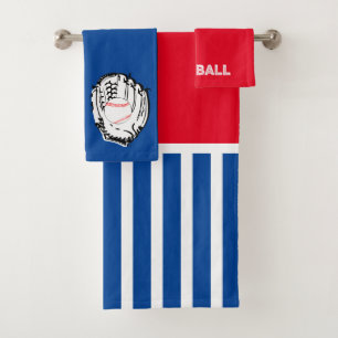 Ensemble de serviettes de base-ball