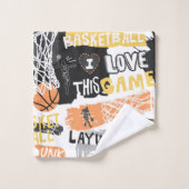 Ensemble de serviettes de basket-ball (Gant de toilette)