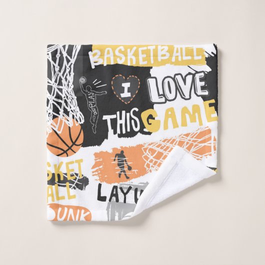 Ensemble de serviettes de basket-ball (Gant de toilette)