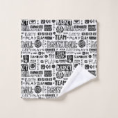 Ensemble de serviettes de basket-ball (Gant de toilette)
