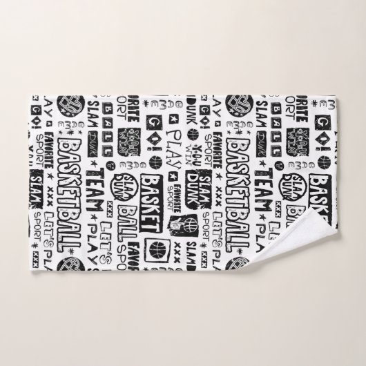 Ensemble de serviettes de basket-ball (Serviette à main)