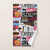 Ensemble de serviettes de basketball (Serviette à main)