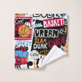 Ensemble de serviettes de basketball (Gant de toilette)