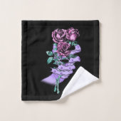 Ensemble de serviettes de bouquet gothique (Gant de toilette)