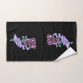 Ensemble de serviettes de bouquet gothique (Serviette à main)